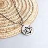 Hip Hop Genshin Impact Eye of God Stainless Steel Necklace Grass Water Wind Thunder Fire Rock Ice Element Cosplay Jewelry Gift