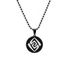 Hip Hop Genshin Impact Eye of God Stainless Steel Necklace Grass Water Wind Thunder Fire Rock Ice Element Cosplay Jewelry Gift