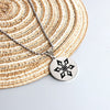 Hip Hop Genshin Impact Eye of God Stainless Steel Necklace Grass Water Wind Thunder Fire Rock Ice Element Cosplay Jewelry Gift