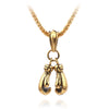 Hip Hop Gold Black Boxing Gloves Boxer Men Necklaces Pendants Chain for Boyfriend Male Jewelry Creativity Gift
