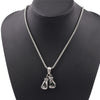 Hip Hop Gold Black Boxing Gloves Boxer Men Necklaces Pendants Chain for Boyfriend Male Jewelry Creativity Gift