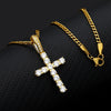 Hip Hop Gold Cross Necklace For Women Men's Jewelry Zircon Cross Pendant AAA Iced out Chain on the neck CZ Egyptian Necklaces