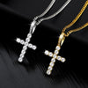 Hip Hop Gold Cross Necklace For Women Men's Jewelry Zircon Cross Pendant AAA Iced out Chain on the neck CZ Egyptian Necklaces