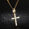 Hip Hop Gold Cross Necklace For Women Men's Jewelry Zircon Cross Pendant AAA Iced out Chain on the neck CZ Egyptian Necklaces