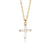 Hip Hop Gold Cross Necklace For Women Men's Jewelry Zircon Cross Pendant AAA Iced out Chain on the neck CZ Egyptian Necklaces
