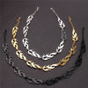 Hip Hop Harajuku Streetwear Flame Necklace Punk Rock Chain Necklaces Gold Color Choker Necklace Adjustable Chain For Unisex