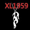 Hip Hop Harajuku Streetwear Flame Necklace Punk Rock Chain Necklaces Gold Color Choker Necklace Adjustable Chain For Unisex