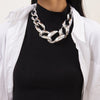 Hip Hop Hyperbole Jewelry Accessories Punk Thick Chain Golden&Silver Color Choker Neck Necklace for Women 2021 Trend