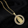 Hip Hop Iced Out Big Virgin Mary Necklaces Pendants Gold Color Stainless Steel Chain For Women Christian Jewelry Madonna