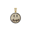 Hip Hop Jewelry Drew Smiling Face Pendant Necklace For Men Women  Micro Pave Colorful Zircon Lovers Necklace