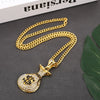 Hip Hop Jewelry Dollar Sign Money Bag Big Pendants Necklaces For Women Men Gold Silver Color Long Chain Necklace Gift