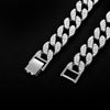 Hip Hop Jewelry Iced out Butterfly Cuban Choker Miami Curb Link Chain Bling full CZ stones Rapper Punk gift Rhinestones paved