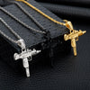 Hip Hop Jewelry UZI Submachine Gun Necklace Men Women long Chain Pendants Necklaces Charms Collier