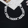Hip Hop Ladies Mens Necklaces China Bracelet 925 Stamp Silver Color Fine Jewelry Gift Sets r