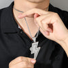 Hip Hop Lightning Pendant Necklace Cubic Zircon Alloy Necklace Long Chain Sweater Chain Men Women Rock Jewelry Gifts