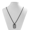 Hip Hop  Geometric Full Rhinestone Pendant Necklace Women Men’s Accessories Punk Basic Twisted Chain Necklace Kpop Jewelry