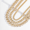 Hip Hop Multi Layered Linked Chain Chokers Necklace for Womens Exaggeration Gold Color Pendant Necklace 2021 Jewelry