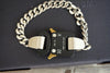Hip-Hop 1017 ALYX 9SM Hero Chain Necklace Men Women 1:1 Titanium Metal Buckle Accessories Chain Link ALYX Necklace