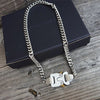 Hip-Hop 1017 ALYX 9SM Hero Chain Necklace Men Women 1:1 Titanium Metal Buckle Accessories Chain Link ALYX Necklace