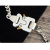 Hip-Hop 1017 ALYX 9SM Hero Chain Necklace Men Women 1:1 Titanium Metal Buckle Accessories Chain Link ALYX Necklace