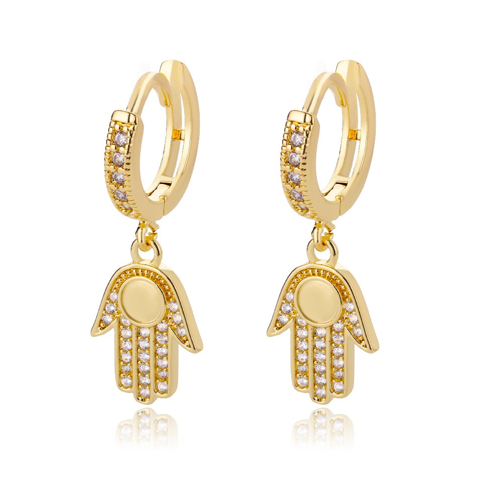 Hip-Hop Punk Hoop Earrings for Women Girls Luxury Stainless Steel Gold Color Hoops Earing Gothic Party Jewerly Gift Bijoux Femme