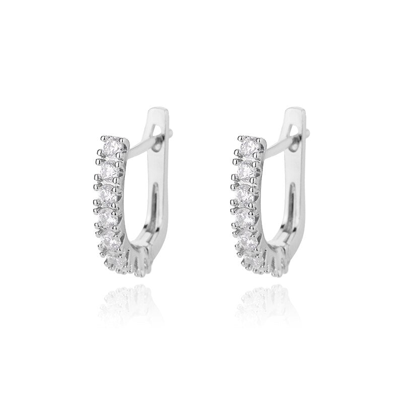 Hip-Hop Punk Hoop Earrings for Women Girls Luxury Stainless Steel Gold Color Hoops Earing Gothic Party Jewerly Gift Bijoux Femme