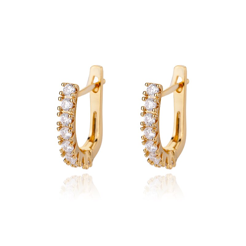Hip-Hop Punk Hoop Earrings for Women Girls Luxury Stainless Steel Gold Color Hoops Earing Gothic Party Jewerly Gift Bijoux Femme