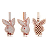 Hip Hop Rabbit Bad Bunny Pendant Micro Pave Cubic Zirconia For Gift 10mm Cuban Chain Can Be Wound