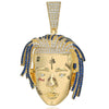 Hip-Hop Rap Rapper xxxtentacion Necklace Pendant With Rope Chain Bling Cubic Zircon Cool Men's Rock Biker Jewelry Gift