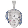 Hip-Hop Rap Rapper xxxtentacion Necklace Pendant With Rope Chain Bling Cubic Zircon Cool Men's Rock Biker Jewelry Gift