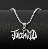 Hip Hop Rapper JUICE WRLD Necklace Strand Beads Chain Stainless Steel Letter Pendant Necklace Jewelry Fans Gift Femme Mujer