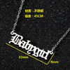 Hip Hop Rapper JUICE WRLD Necklace Strand Beads Chain Stainless Steel Letter Pendant Necklace Jewelry Fans Gift Femme Mujer