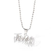 Hip Hop Rapper JUICE WRLD Necklace Strand Beads Chain Stainless Steel Letter Pendant Necklace Jewelry Fans Gift Femme Mujer