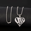 Hip Hop Rapper Juice Wrld 999 Necklace Heart Pendants Necklaces Fans Memorial Jewelry Gifts Man Women Party Accessory