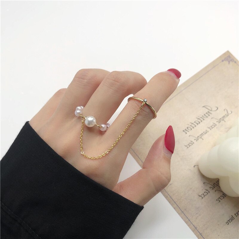 Cheap IF ME Hip Hop Punk Cool Hiphop Chain Rings Multi-layer Adjustable  Open Finger Rings Set Alloy Man Rings for Women Party Gift Jewelry