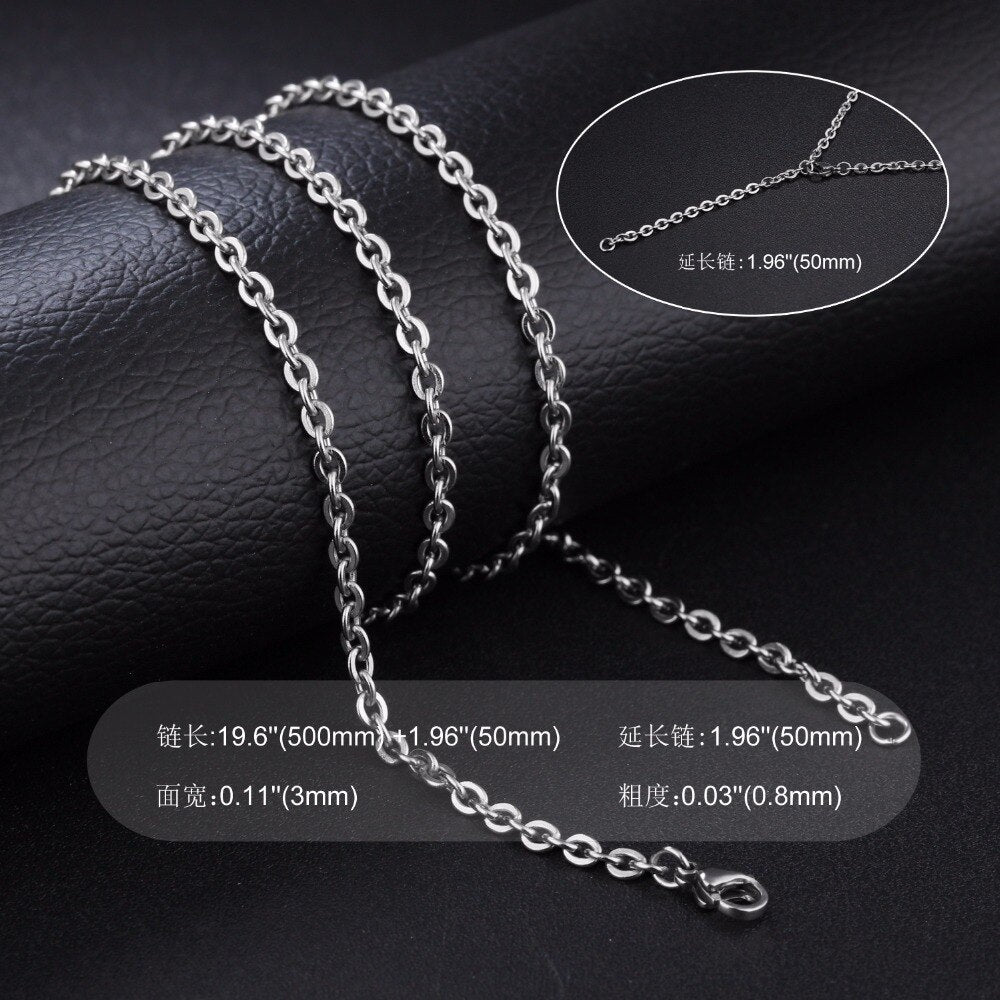 Hip Hop Rock Film Thor Hammer Necklace Pendant Gold Silver Color 316L Stainless Steel Jewelry