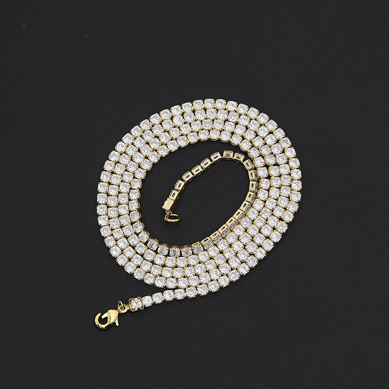 Hip Hop Smiley Round Face Pendant Necklace Chain Gold Color Bling Cubic Zircon Men's Necklace Rock Jewelry For Gift