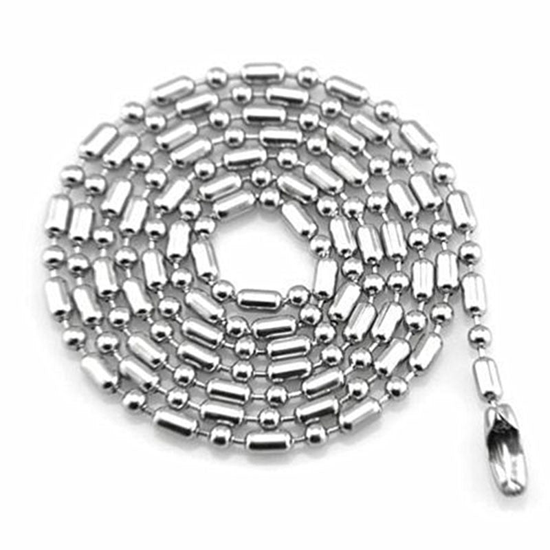 Hip Hop Stainless Steel Beaded Bamboo Joint Chain Choker Necklace Punk Pendant Necklaces Accessories Trend Charm Collar Jewelry