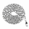 Hip Hop Stainless Steel Beaded Bamboo Joint Chain Choker Necklace Punk Pendant Necklaces Accessories Trend Charm Collar Jewelry