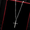 Hip Hop The Movie Fast and Furious Pendant Dominic Toretto Cross Men's Necklace Gothic Crystal Cross Pendants for Men Jewelry