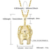 Hip Hop Travis ScottS Rapper Character Avatar Pendants Necklace for Men Rapper Jewelry with 24inch Stainless Steel chain