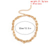 Hip Hop U Chain Link Choker Necklace for Women Gothic Punk Gold Color Thicken Chunky Crystal Chain Necklace Collar Jewelry