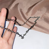 Hip Hop Wire Brambles Necklace Choker Gothic Punk Little Barbed Thorns Chain Necklaces For Women Men Vintage Jewelry