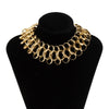 Hip hop Exaggerate Irregular Multilayer Chain Chokers Short Necklaces For Women Punk Jewelry Statement Necklace collares