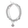 Hip-hop Hong Kong style punk thick chain clavicle chain short couple models