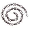 Hip-hop Motorcycle Handcuffs Chain Necklace Choker Charm Male Collar Metal Chain Jewelry Rock Party Accessories Gifts