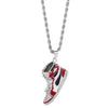 Hip-hop Sneaker Pendant Necklace Mini Cool Collar Male Street Style Rapper Cute Necklace Christmas Gift for Friend