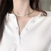 Hip-hop contracted European and American wind necklace female collarbone personality snake chain short chain necklace