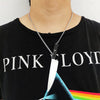 HipHop Punk Gold Silver Color Knife Weapons Pendant Necklace for Women Men Mirror Halloween Acrylic Jewelry Accessories