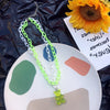 Hiphop- Bear Necklace Multilayer Resin Bears Pendant Necklaces Women Simple Girl Gift Hip Hop O Chain Choker